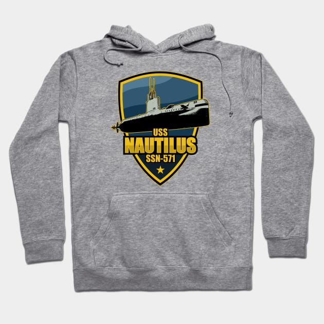 USS Nautilus (SSN-571) Hoodie by TCP